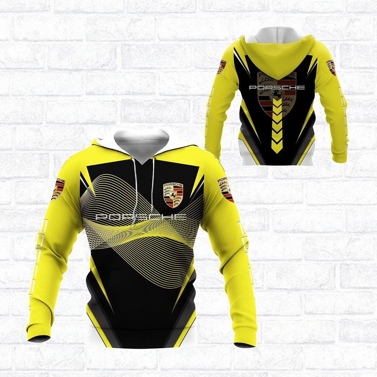 Porsche Shirt 1015, 3d Hoodie Zip Hoodie