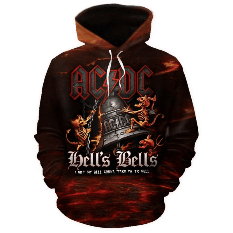 Official Ac Dc Classic Rock Band Pullover Hoodies Custom 3d Graphic Printed 3d Hoodie All Over Print Hoodie