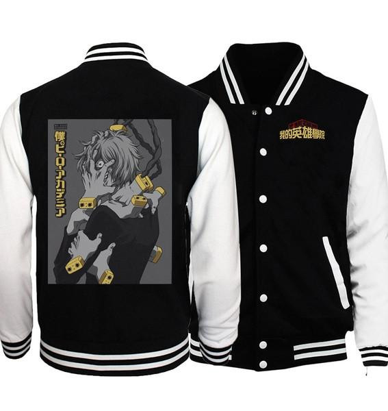My Hero Academy,my Hero Academy Tomura Shigaraki Sublimation Japanese Anime 1k641 Gift Lover Baseball Jacket