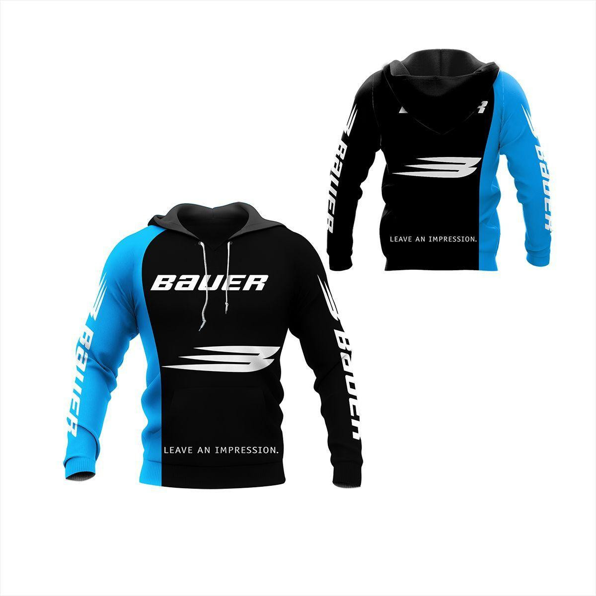 Bauer Shirt 135, 3d Hoodie Zip Hoodie