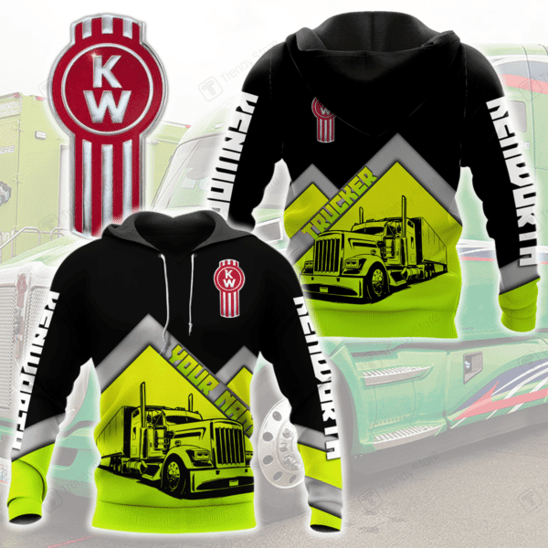 Custom Name Kenworth Trucks Racing Team 7k901 3d Zip Hoodie Hoodie Ii0 1334
