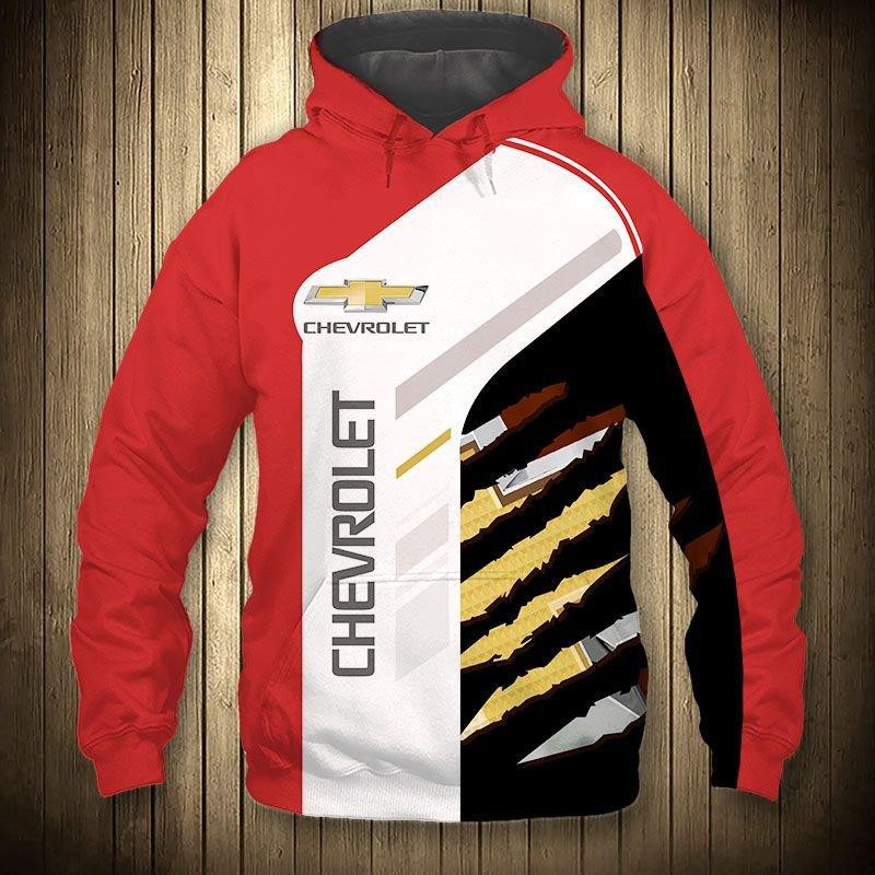 Chevrolet Corvette Sport Car 5k462 Cartoon 3d Hoodie Zip Hoodie