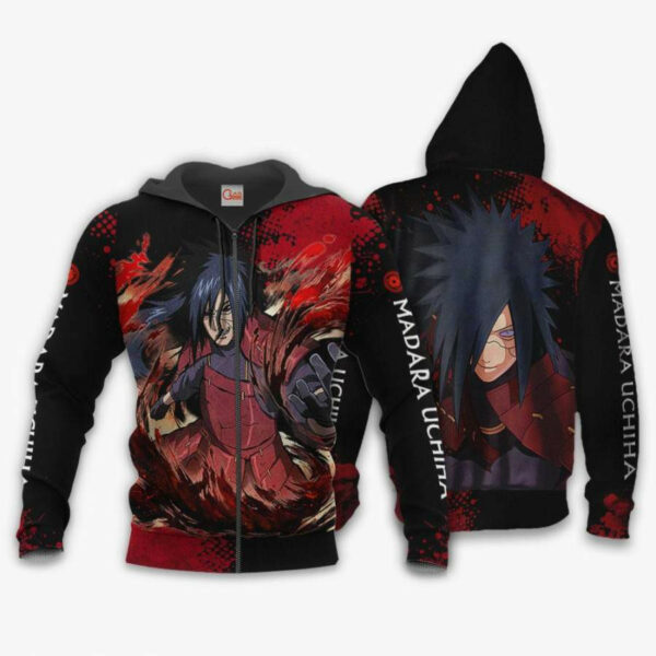 Uchiha Madara Naruto Anime 2k977 Cartoon 3d Hoodie Zip Hoodie 2710