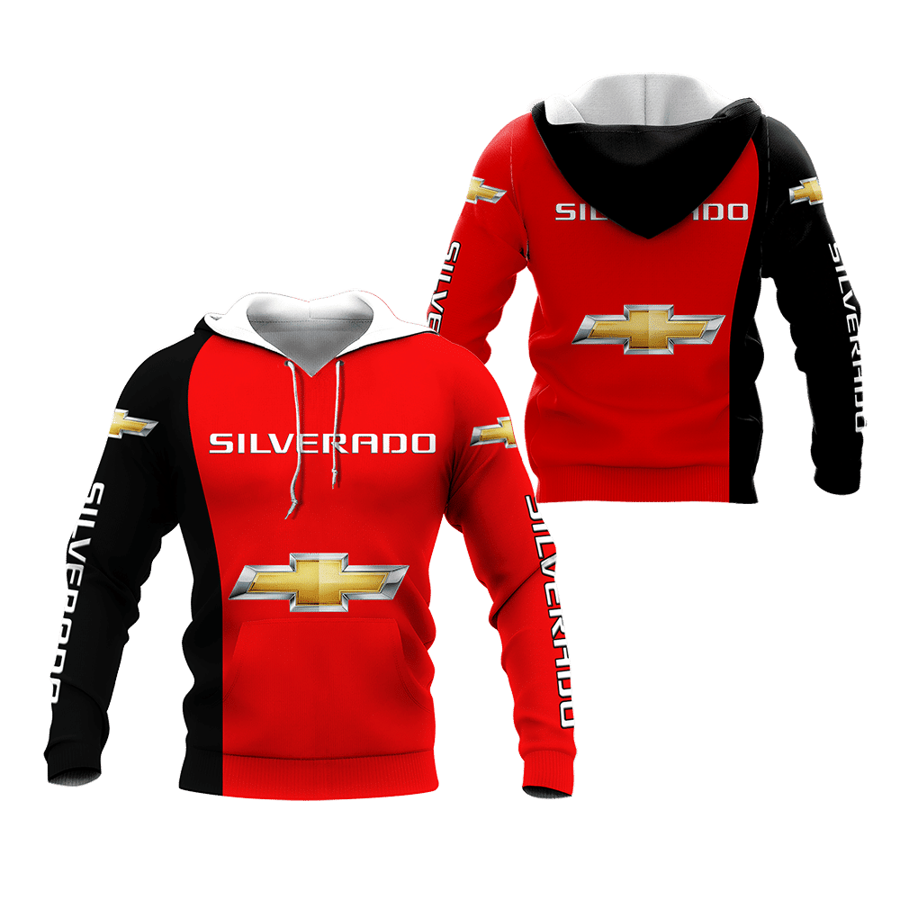 Chevrolet Silverado Shirt 21, 3d Hoodie Zip Hoodie