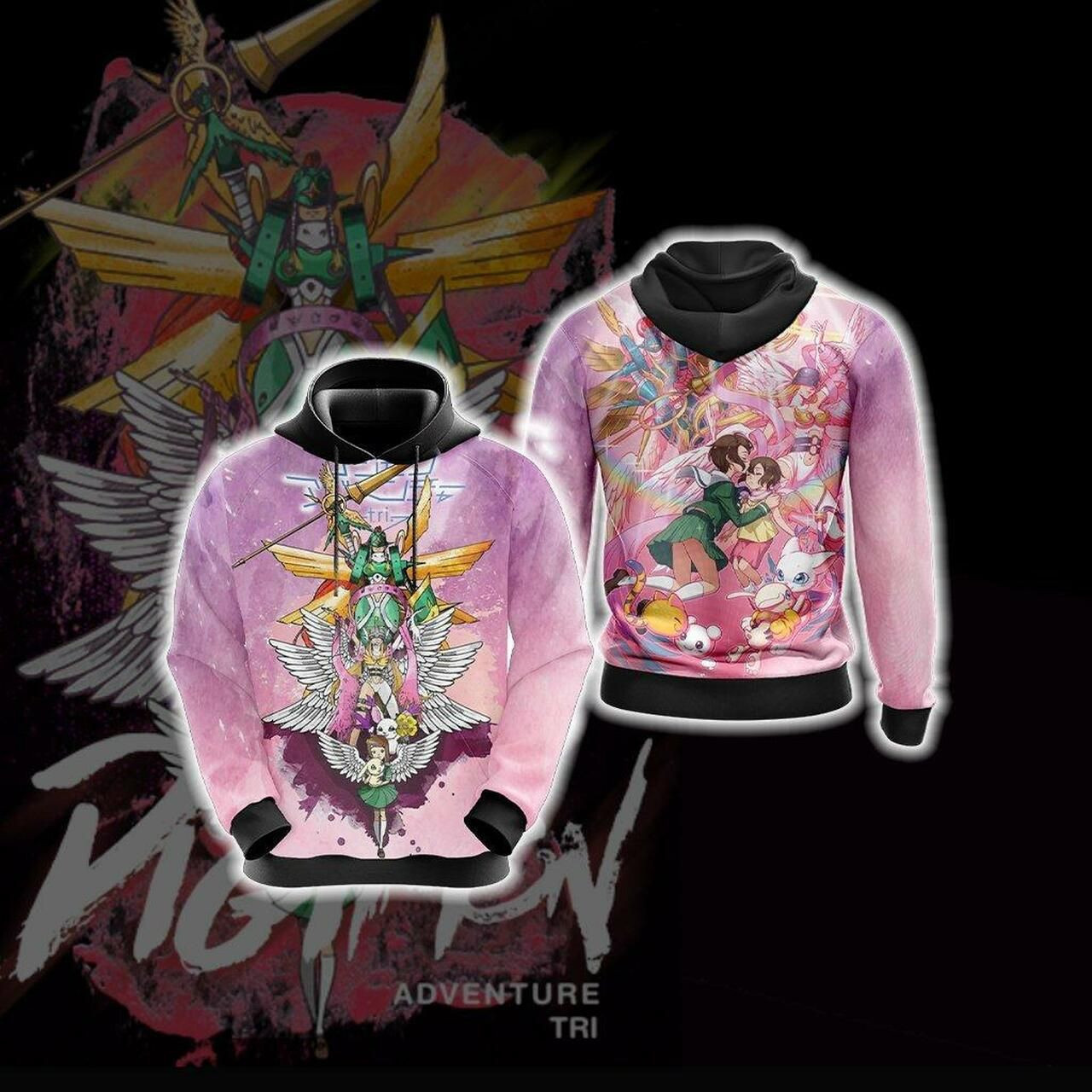 Digimon Adventure Unisex 3D All Over Print Hoodie & Zip Hoodie