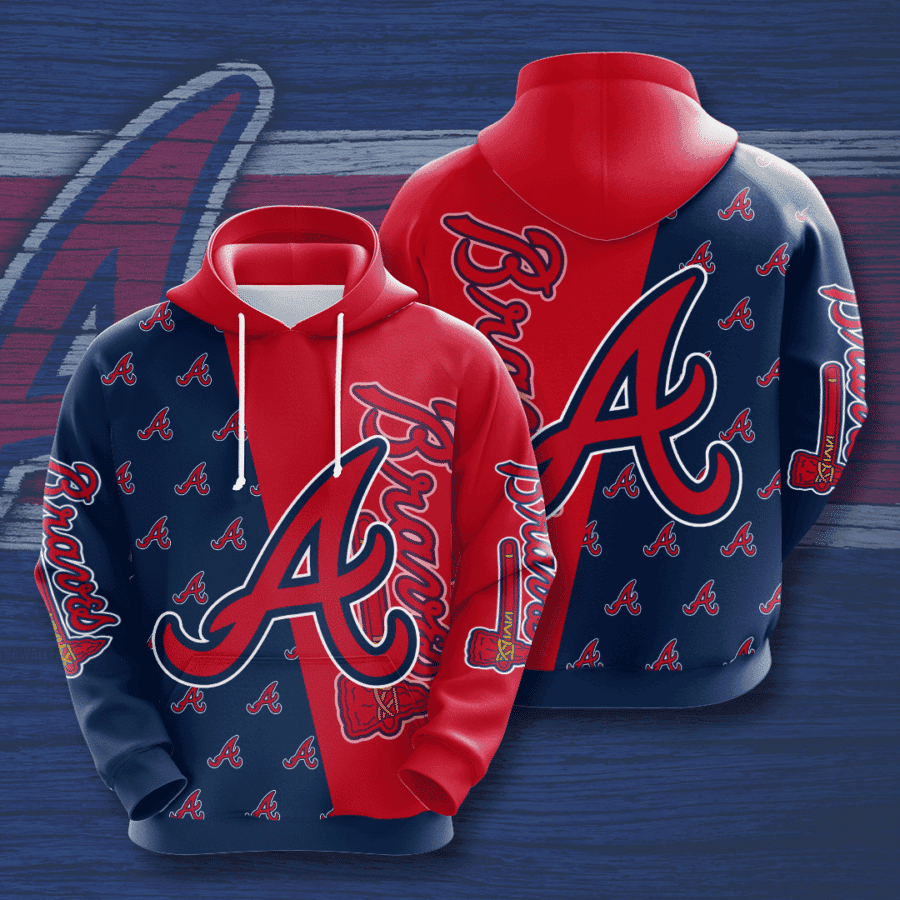 Atlanta Braves 3D All Over Print Hoodie & Zip Hoodie