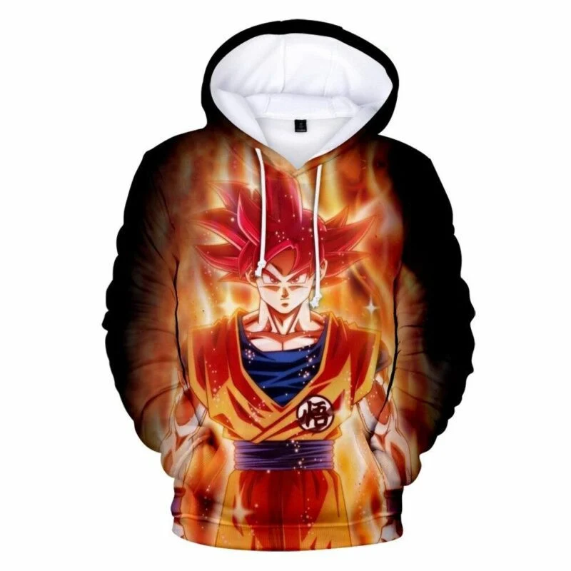 Goku Cartoon Dragon Ball 29 Over Print 3d Hoodie Zip Hoodie