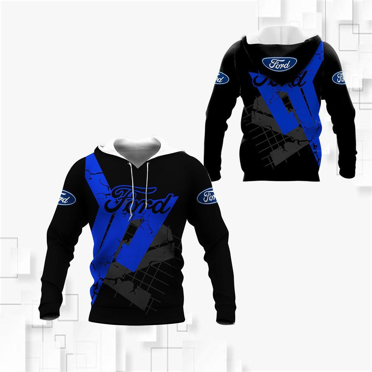 Ford Shirt 494, 3d Hoodie Zip Hoodie