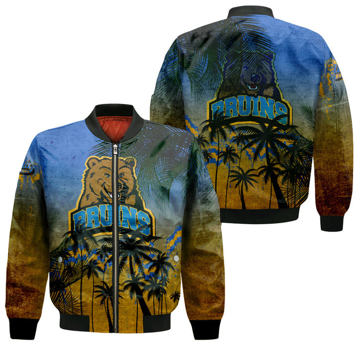 UCLA Bruins Coconut Tree Tropical Bomber Jacket