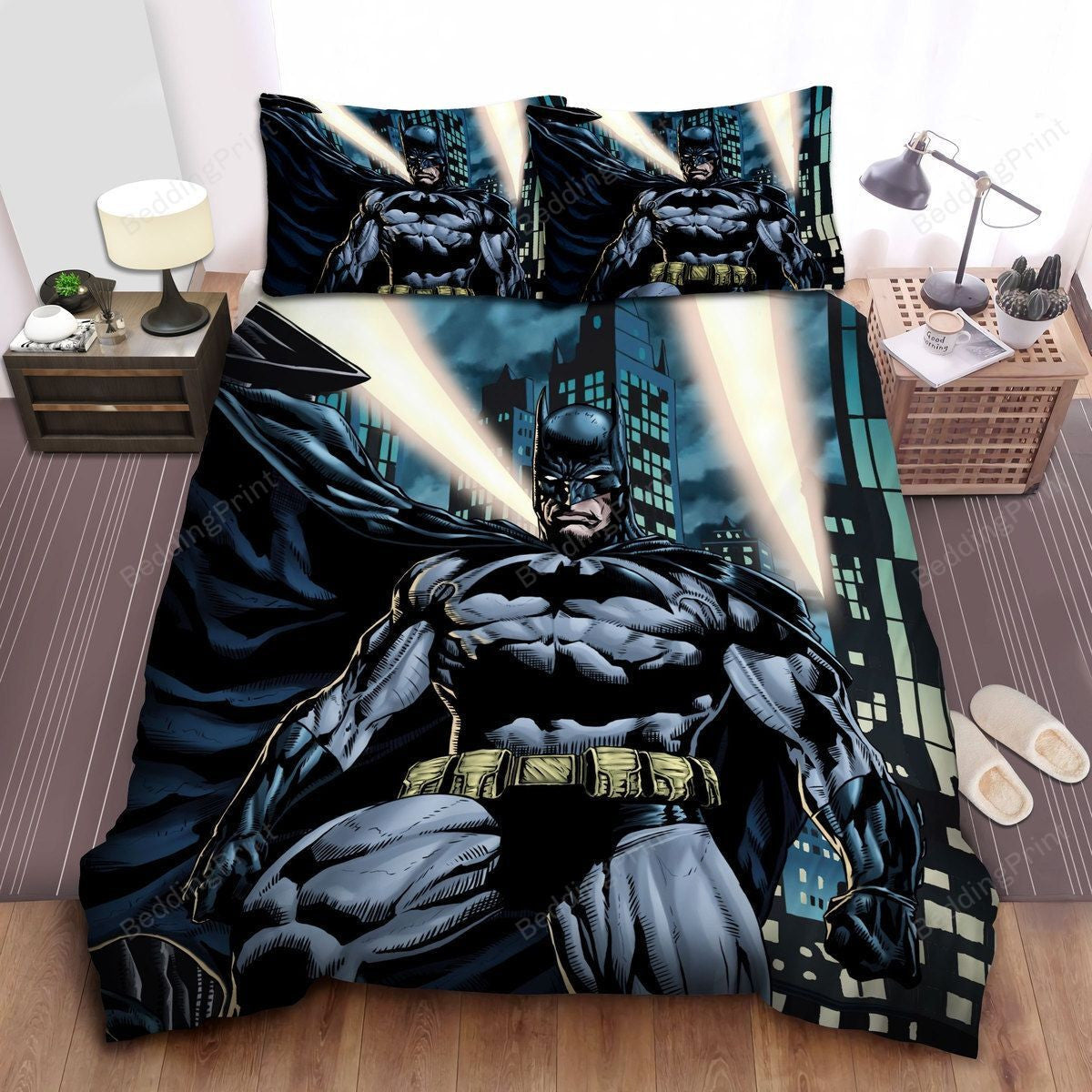 Batman Bedding Set DC Muscular Batman Comic Art Duvet Covers