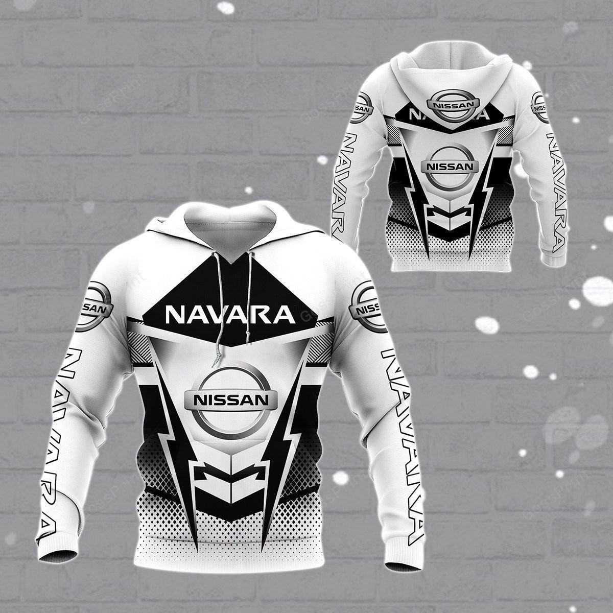 Nissan Navara Black And White, Nissan Lover Gift All Over Print Hoodie, Zip Hoodie 190