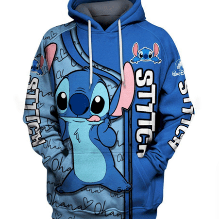 Lilo And Stitch 3d T Shirt Sweatshirt Zip Hoodie Bomber 1186