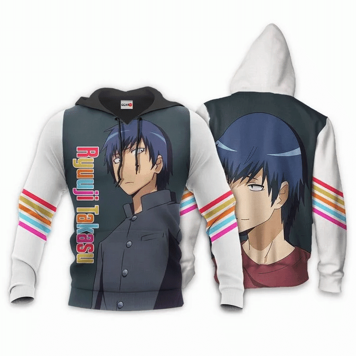 Toradora Ryuuji Takasu 3d Hoodie Zip Hoodie