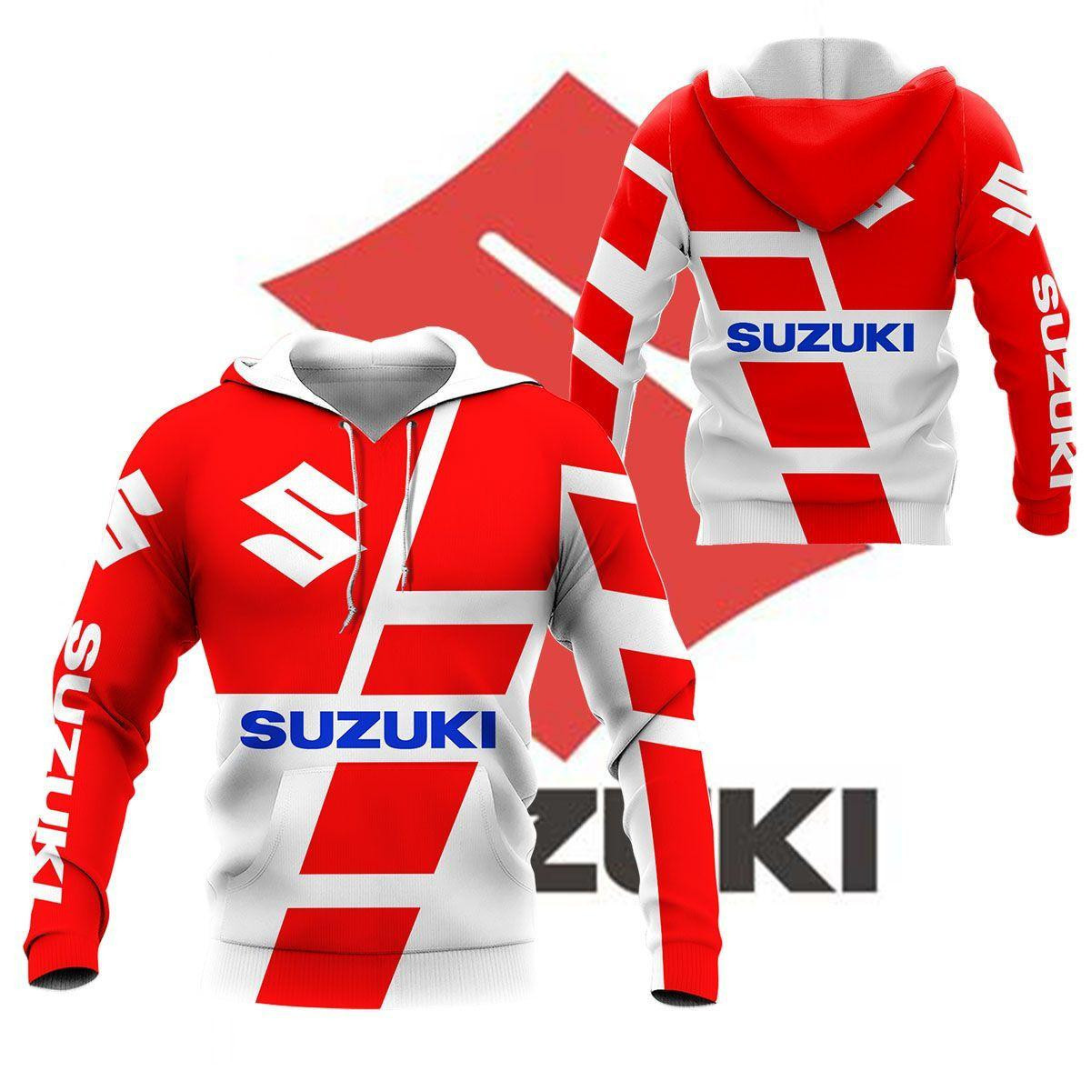 Suzuki Shirt 386, 3d Hoodie Zip Hoodie