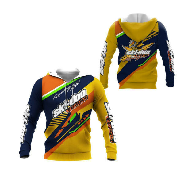 Ski-doo Racing Team 7k772 3d Zip Hoodie Hoodie Ii0 2102