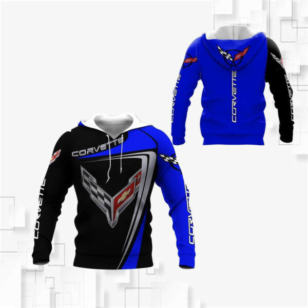Chevrolet Corvette Shirt 770,   3d Hoodie Zip Hoodie 1595