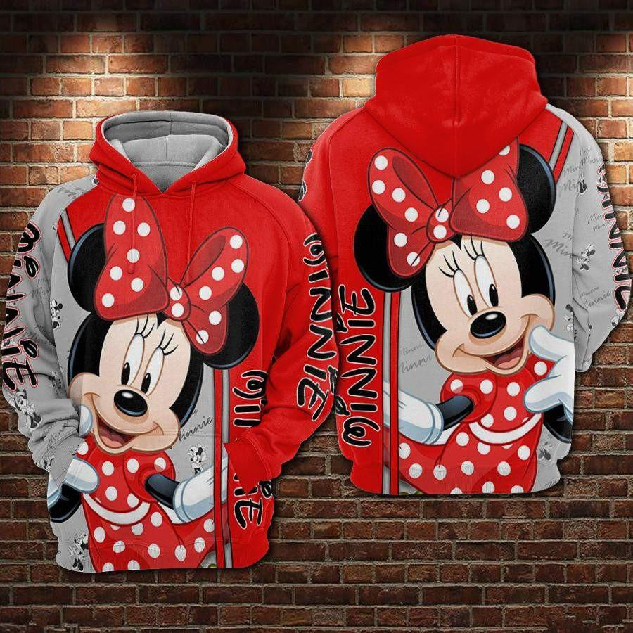 Cute Minnie Disney, Minnie Mouse Ver32 Aop Hoodie, Zip Hoodie