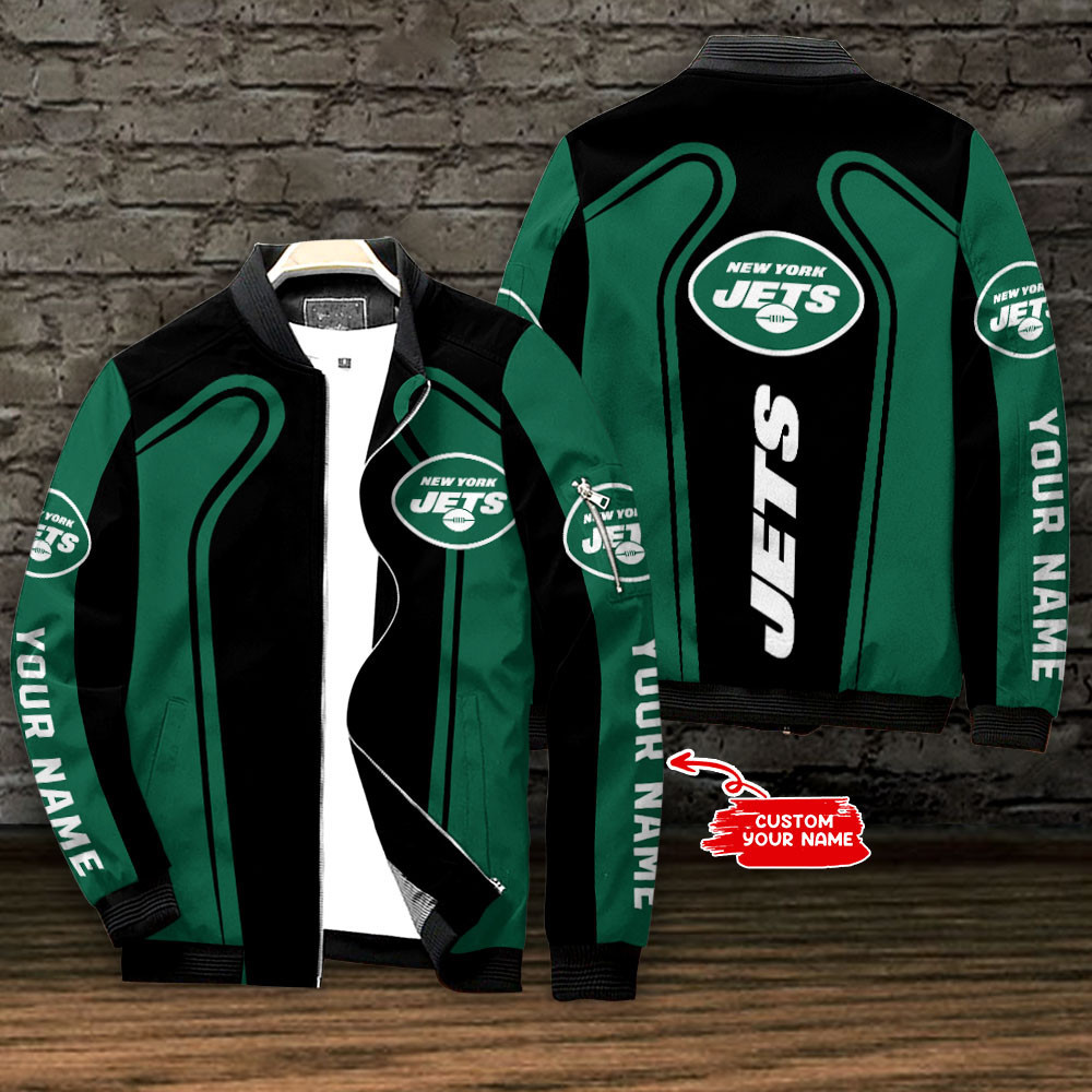 New York Jets Personalized Bomber Jacket BG805