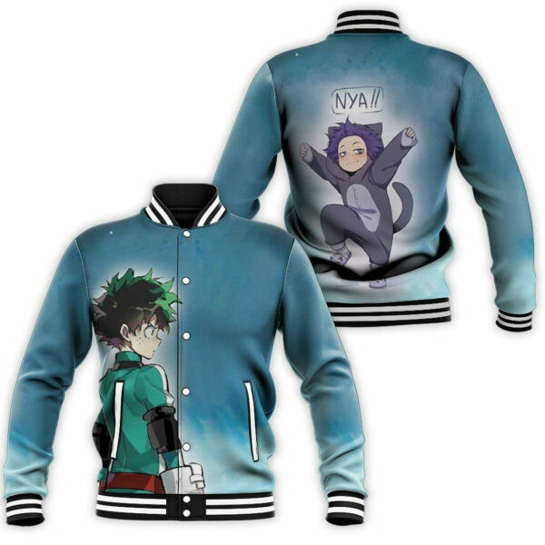 My Hero Academia Midoriya Izuku In Fight Suit 6k720 Gift For Fan Baseball Jacket 525