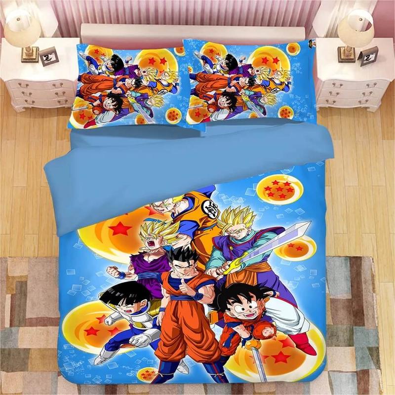 Dragon Ball Bedding Set Dragon Ball Z Son Goku Graphic Duvet Covers