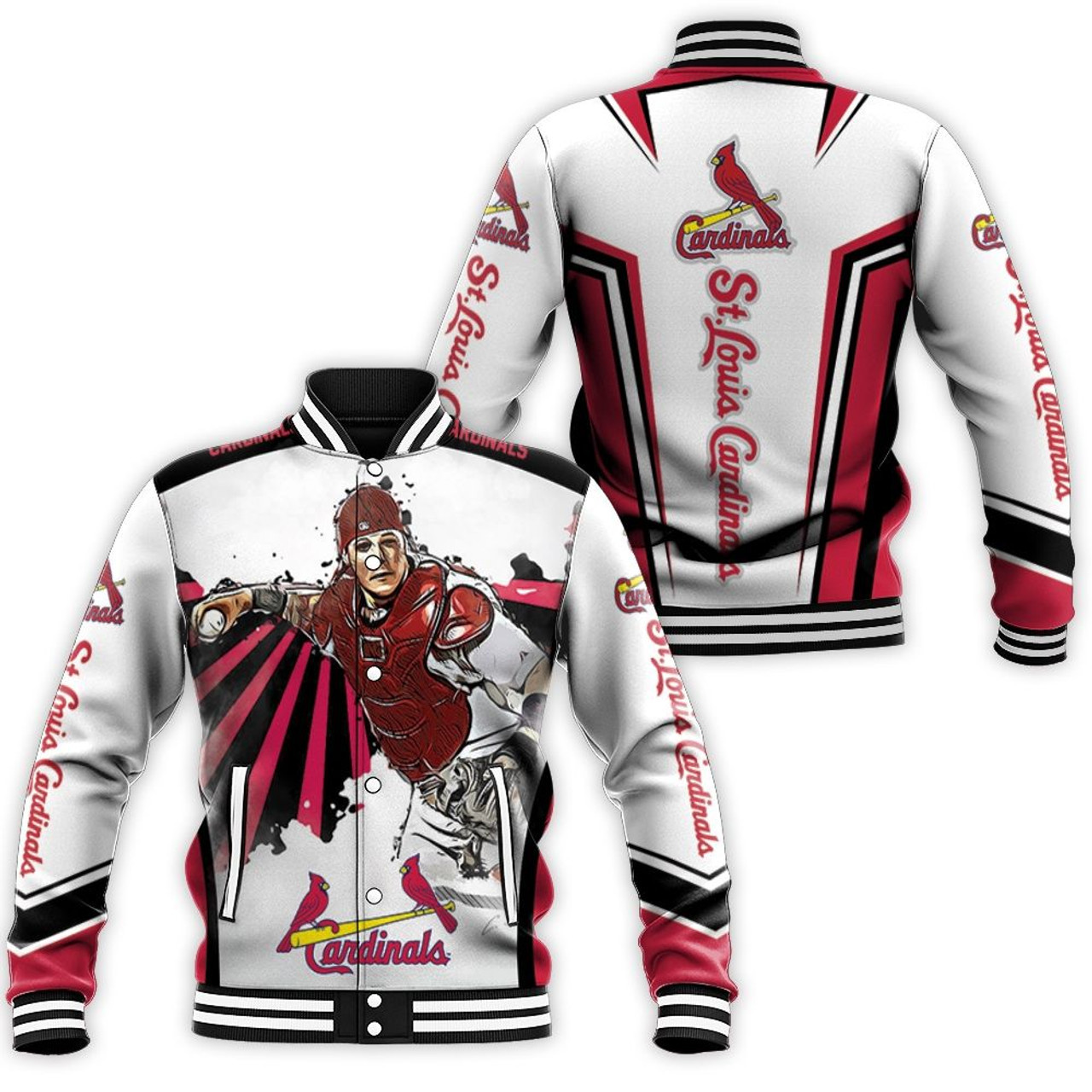 St. Louis Cardinals Yadier Molina Baseball Jacket