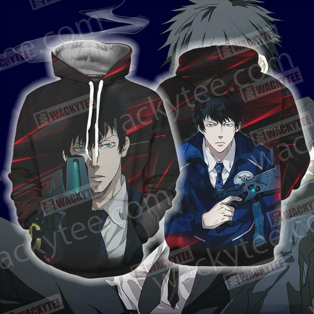 Psycho-Pass Shinya Kogami 3D All Over Print Hoodie & Zip Hoodie