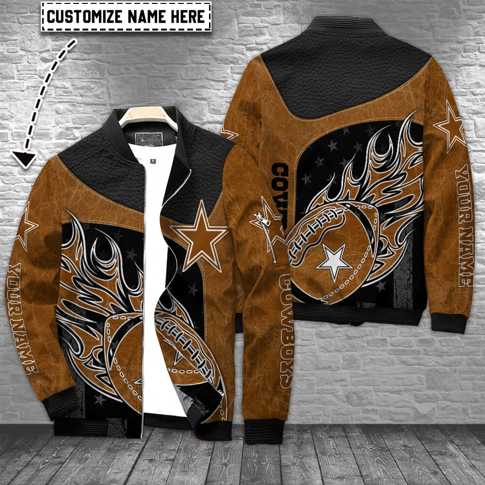 Cowboys Personalized Bomber Jacket BG875
