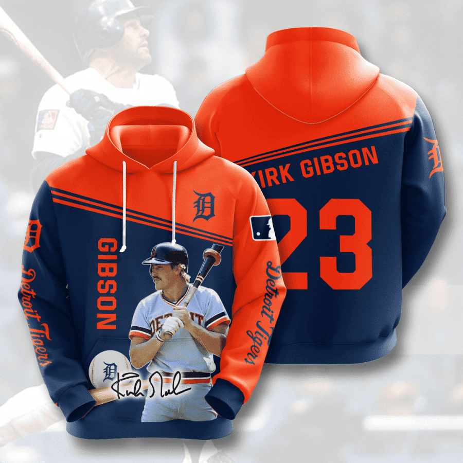 DETROIT TIGERS Kirk Gibson 3D All Over Print Hoodie & Zip Hoodie