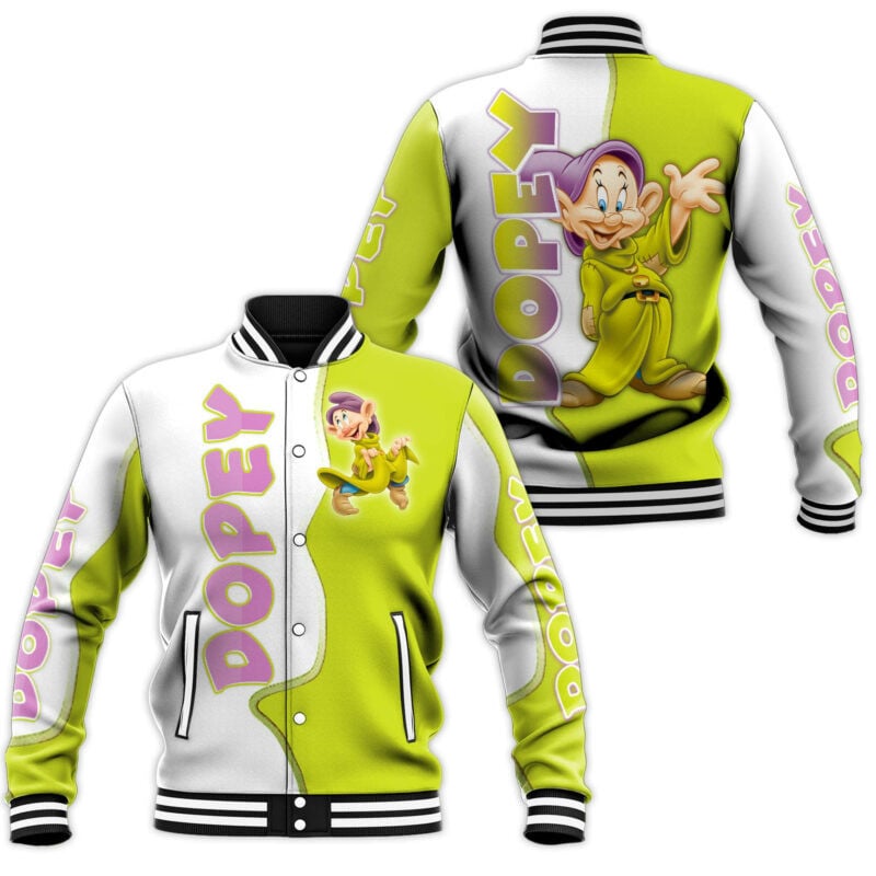 Cute Dopey Baseball Jacket