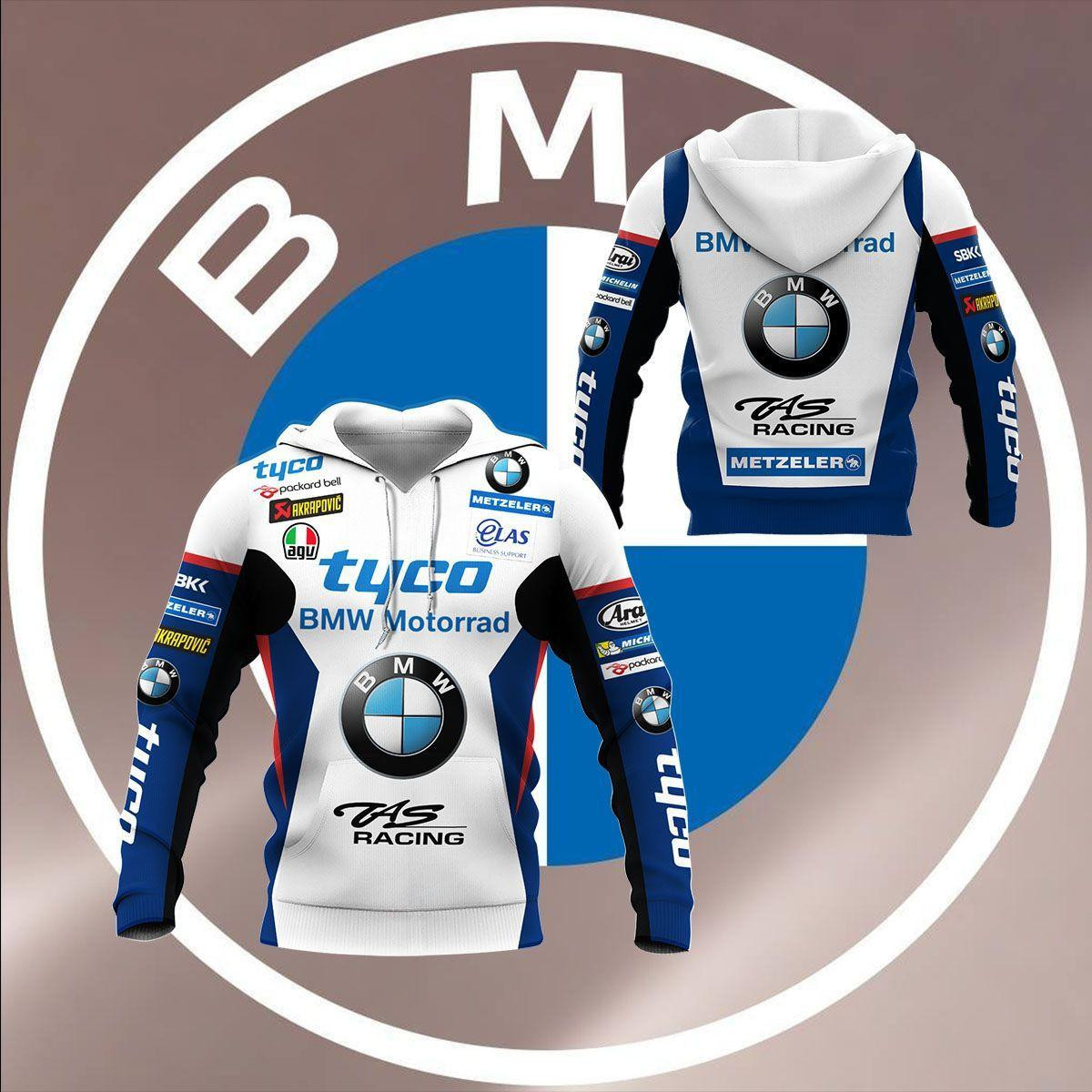 Bmw Motorrad Racing 8k357 3d Zip Hoodie Hoodie Ii0