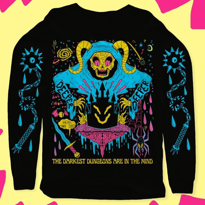 Deeper Here Take This The Darkest Dungeons Are In The Mind Full Printing Hoodie 3d Hoodie