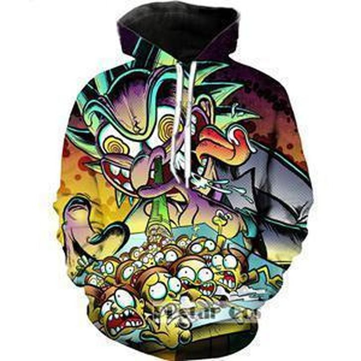 Rick And Morty 3D All Over Print Hoodie & Zip Hoodie