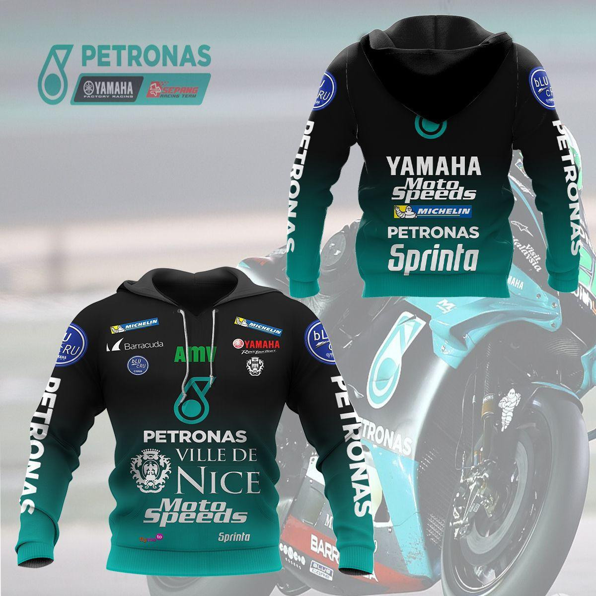 Petronas Yamaha Shirt 164, 3d Hoodie Zip Hoodie