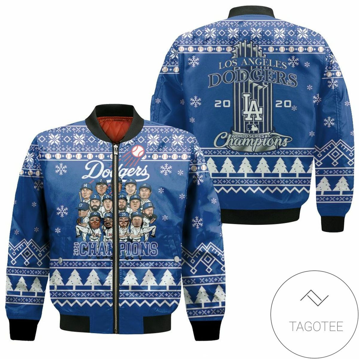 Los Angeles Dodgers Bomber Jacket V3