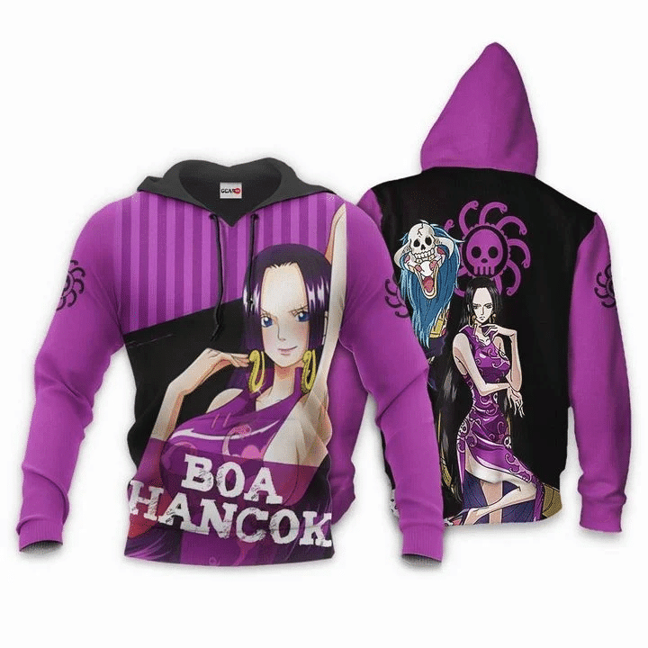 Boa Hancok One Piece 3d Hoodie Zip Hoodie
