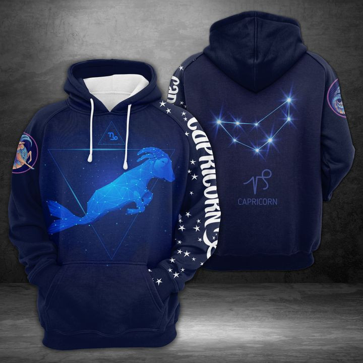 Capricorn Horoscope 3D All Over Print Hoodie & Zip Hoodie