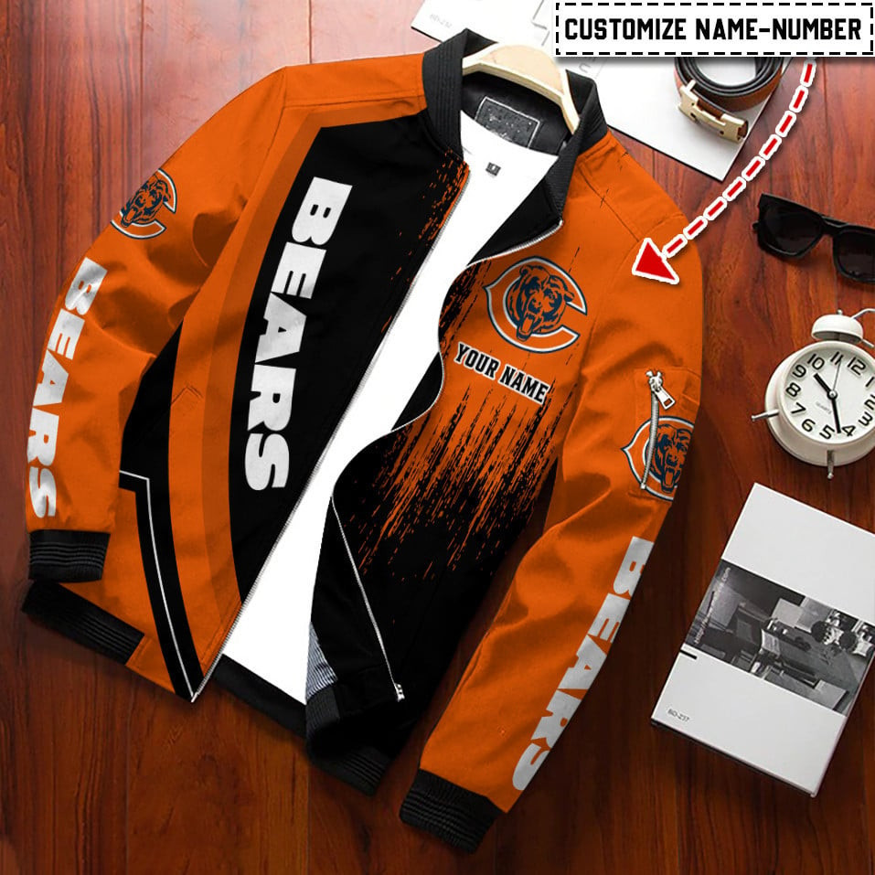 Chicago Bears Personalized Bomber Jacket BG278