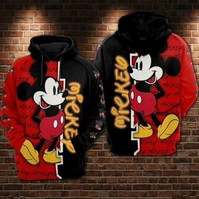 Mickey Mouse Lover Iii 3d Hoodie Zip Hoodie