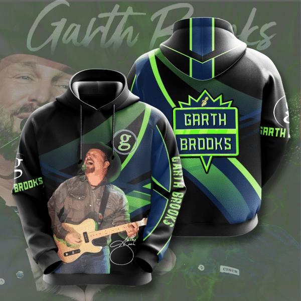 Garth Brooks Signature Design Gift For Fan Custom 3d Hoodie All Over Printed Hoodie 1259