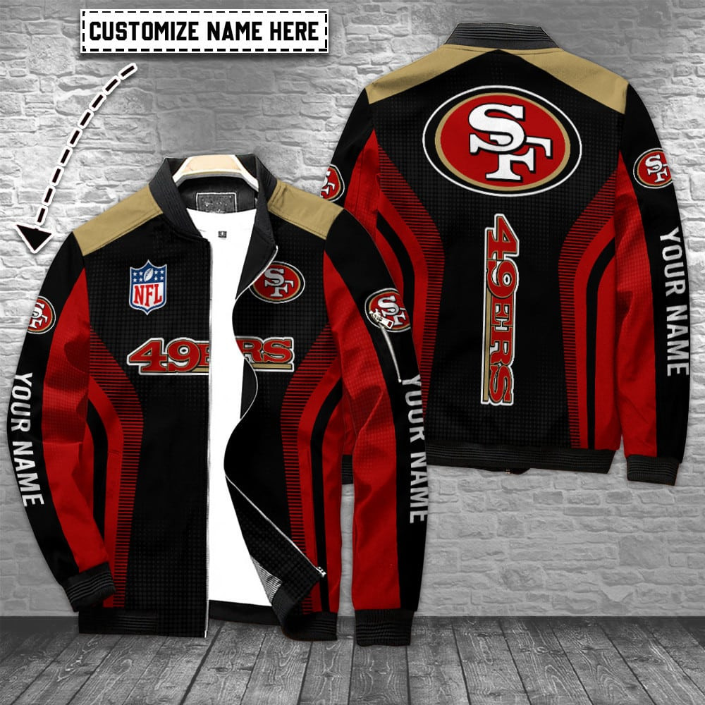 San Francisco 49ers Personalized Bomber Jacket BG746