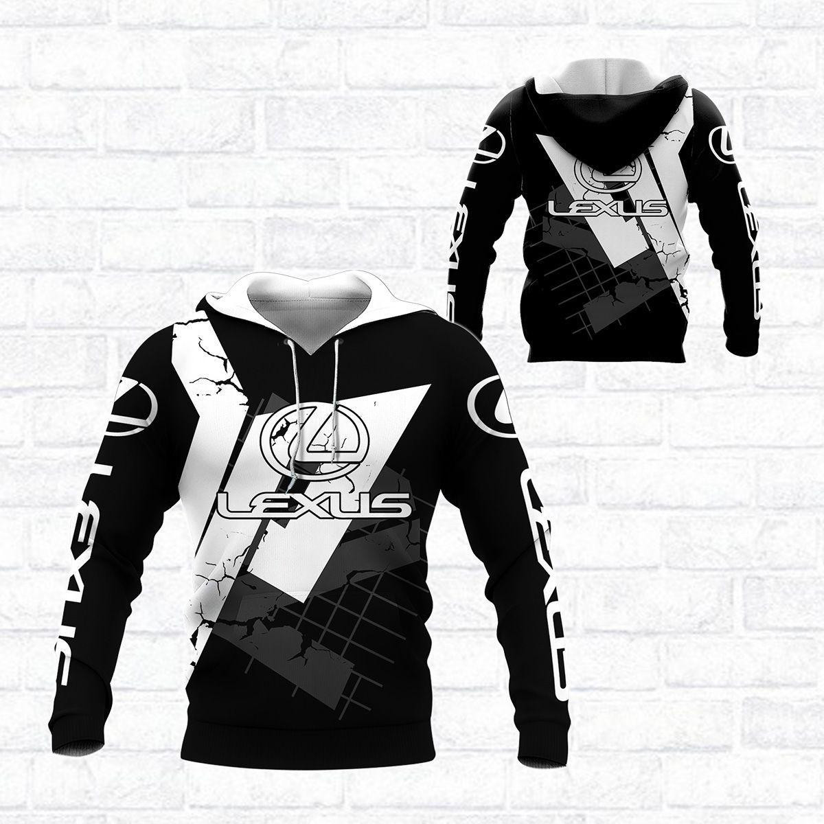 Lexus Shirt 481, 3d Hoodie Zip Hoodie