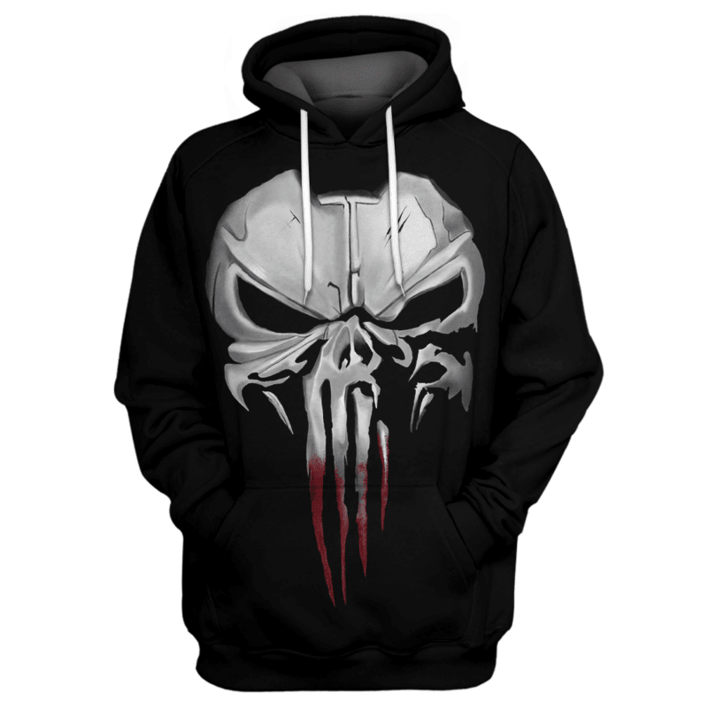 The Punisher Hoodie T Shirt Punisher Cosplay 3d Hoodie Zip Hoodie