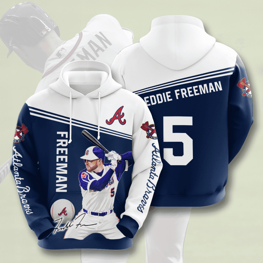 Atlanta Braves 3D All Over Print Hoodie & Zip Hoodie