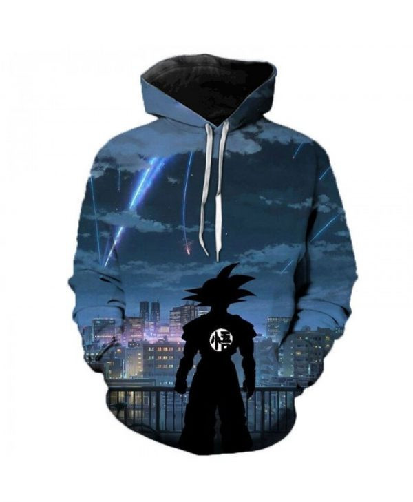 Dragon Ball Z Goku Harajuku Cartoon Girls Polluver 3D All Over Print Hoodie & Zip Hoodie