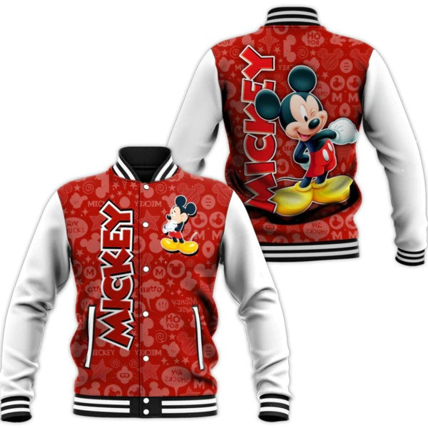 Mickey Mouse Disney Cartoon Gift Lover Ver 2 Baseball Jacket 77