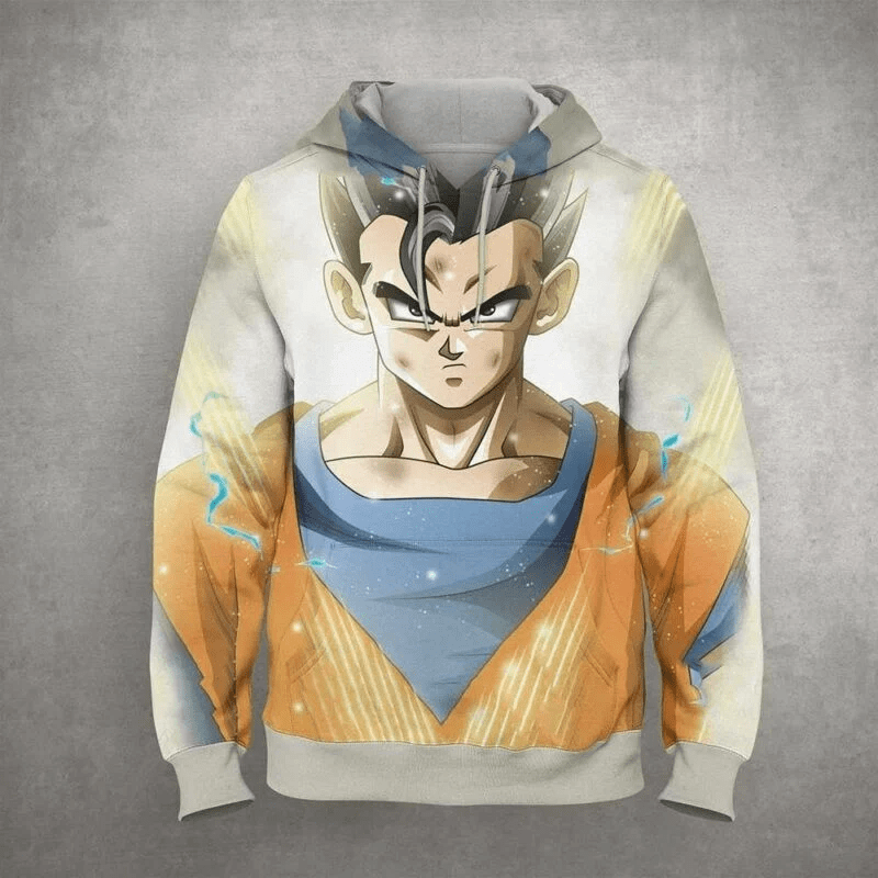 Goku Cartoon Dragon Ball 32 Over Print 3d Hoodie Zip Hoodie