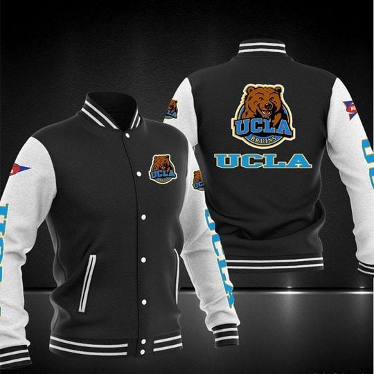 UCLA Bruins Black Baseball Jacket