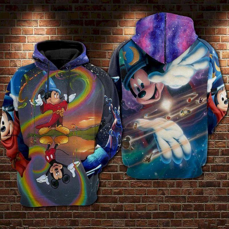 Mickey Mouse Disney, Magic Mickey Mouse Ver2 Aop Hoodie