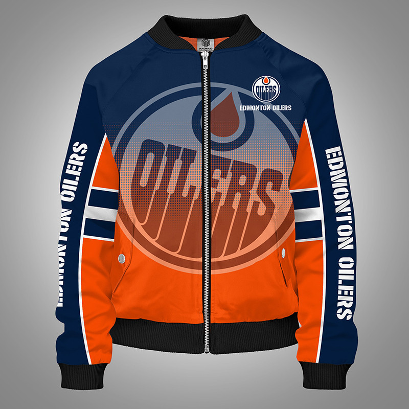 Edmonton Oilers Bomber Jacket V2