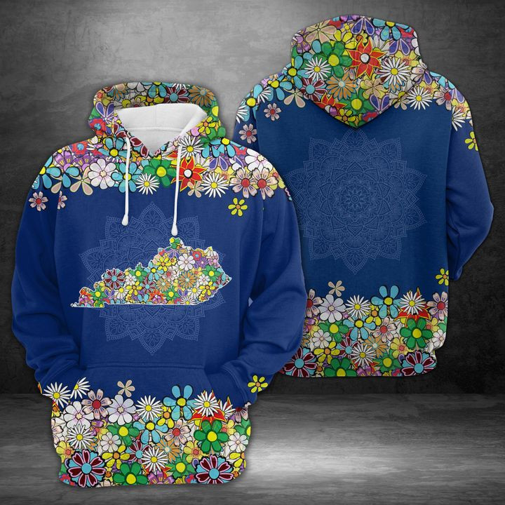 Kentucky Flower 3D All Over Print Hoodie & Zip Hoodie